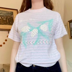 TOURIST GLACIER NATIONAL PARK GRAPHIC TEE